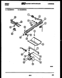 BURNER PARTS Diagram and Parts List for CGC4M5WSTE  Gibson Range