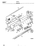 BACKGUARD Diagram and Parts List for FED353CCDG  Frigidaire Range