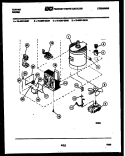 POWER CONTROL Diagram and Parts List for 76-4967-00-07  Tappan Microwave Oven Combo