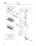 CABINET Diagram and Parts List for GFU21M7HW2  Gibson Freezer