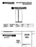 COVER Diagram and Parts List for FRS20QRCW1  Frigidaire Refrigerator