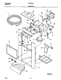 ICE DISPENSER Diagram and Parts List for FRS24WSGW5  Frigidaire Refrigerator