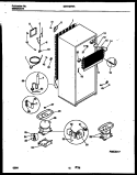 SYSTEM AND AUTOMATIC DEFROST PARTS Diagram and Parts List for MRT19PNAW0  Frigidaire Refrigerator
