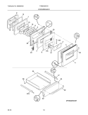 Part Location Diagram of 318285407 Frigidaire LINER