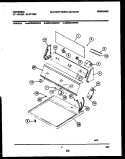 CONSOLE AND CONTROL PARTS Diagram and Parts List for MDE216RBD0  Frigidaire Dryer
