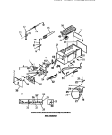 AUTOMATIC ICE MAKER Diagram and Parts List for FPE22VWCF0  Frigidaire Refrigerator