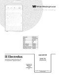 COVER Diagram and Parts List for WGR242AS5  Westinghouse Dryer