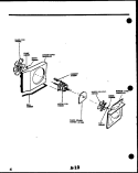 ELECTRICAL AND AIR HANDLING PARTS Diagram and Parts List for AK107K1V2  Frigidaire Air Conditioner
