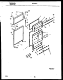 DOOR Diagram and Parts List for WRT21GRAD0  Frigidaire Refrigerator