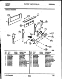 BACKGUARD Diagram and Parts List for 31-2442-23-01  Tappan Range