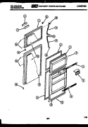 DOOR PARTS Diagram and Parts List for TSK140EN1W  Kelvinator Refrigerator