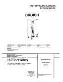 COVER Diagram and Parts List for R22CW9  Frigidaire Freezer