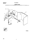 CONTROL PARTS Diagram and Parts List for FAL123H1A4  Frigidaire Air Conditioner