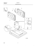 COMPRESSOR Diagram and Parts List for FAC055K7A2  Frigidaire Air Conditioner