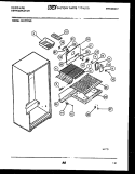 SHELVES AND SUPPORTS Diagram and Parts List for FPI17TFL2  Frigidaire Refrigerator