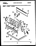 CONSOLE AND CONTROL PARTS Diagram and Parts List for DGILW5  Frigidaire Dryer