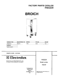 COVER Diagram and Parts List for R22CW10  Frigidaire Freezer