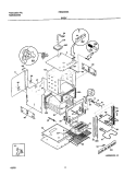 BODY Diagram and Parts List for FEB24S5ABB  Frigidaire Wall Oven