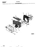 AIR HANDLING PARTS Diagram and Parts List for FAL123Y1A3  Frigidaire Air Conditioner