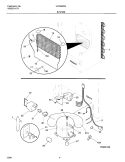 SYSTEM Diagram and Parts List for VV209  Frigidaire Freezer