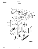 CABINET Diagram and Parts List for FRT22NRCW1  Frigidaire Refrigerator