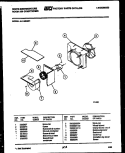 AIR HANDLING PARTS Diagram and Parts List for AL149N2C1  Frigidaire Air Conditioner