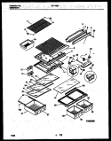 Part Location Diagram of 5303300936 Frigidaire TRIM-FULL SHELF