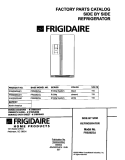 COVER Diagram and Parts List for FRS20ZGJD1  Frigidaire Refrigerator