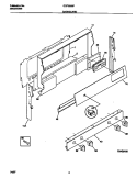 BACKGUARD Diagram and Parts List for GGF355BFWA  Gibson Range