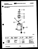 COMPRESSOR Diagram and Parts List for M208F1QA  Kelvinator Air Conditioner