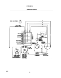 WIRING DIAGRAM Diagram and Parts List for FAC103J1A1  Frigidaire Air Conditioner