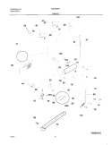 CABINET Diagram and Parts List for FRS26ZPHD4  Frigidaire Refrigerator