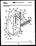 CABINET PARTS Diagram and Parts List for FPES19TPW0  Frigidaire Refrigerator