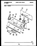 CONSOLE AND CONTROL PARTS Diagram and Parts List for LA470BXW2  Frigidaire Washer