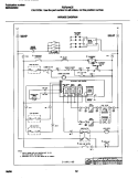 WIRING DIAGRAM Diagram and Parts List for FGF376CESP  Frigidaire Range