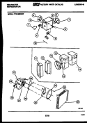 REFRIGERATOR CONTROL ASSEMBLY, DAMP Diagram and Parts List for FSK190EN3D  Kelvinator Refrigerator