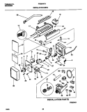 INSTALLATION PARTS Diagram and Parts List for FRS24WPBD1  Frigidaire Refrigerator