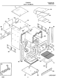 Part Location Diagram of 5303308476 Frigidaire SHIELD-REAR WALL