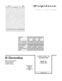 COVER Diagram and Parts List for FDB2410HIB1  Frigidaire Dishwasher