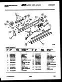 CONTROL PANEL Diagram and Parts List for KS970GDKH2  Frigidaire Range