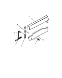CONSOLE, PANELS Diagram and Parts List for G24CL0  Frigidaire Range