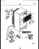 SYSTEM AND AUTOMATIC DEFROST PARTS Diagram and Parts List for 95-1982-23-00  Tappan Refrigerator
