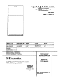 COVER Diagram and Parts List for FRT18H6CSK2  Frigidaire Refrigerator