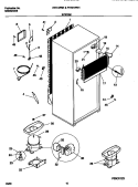 SYSTEM Diagram and Parts List for FRT21IPRHW1  Frigidaire Refrigerator