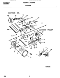 CONTROLS Diagram and Parts List for FRS22WNBD1  Frigidaire Refrigerator