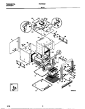 BODY Diagram and Parts List for FEB756CETA  Frigidaire Wall Oven