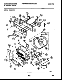 CONSOLE, CONTROL AND DRUM Diagram and Parts List for SM230PXD2  Frigidaire Washer