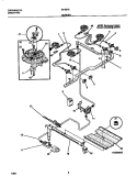 Part Location Diagram of 316011200 Frigidaire Surface Burner Igniter Electrode