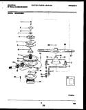 MOTOR PUMP PARTS Diagram and Parts List for MDB212RBS0  Frigidaire Dishwasher