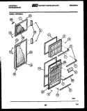 DOOR PARTS Diagram and Parts List for ATC130WKW1  Frigidaire Refrigerator
